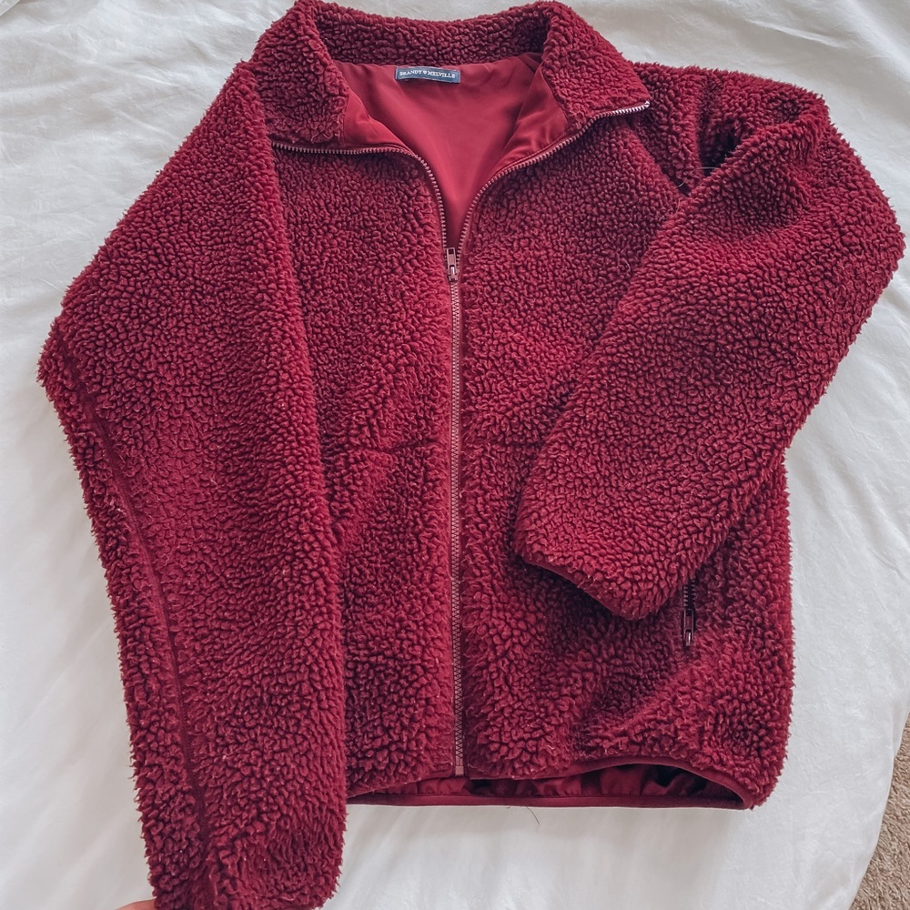Brandy Melville teddy jacket